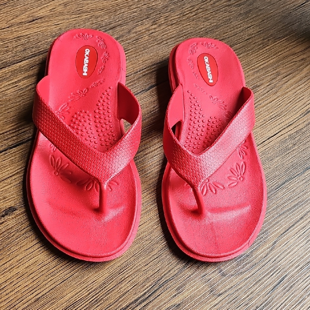 Okabashi Vibrant Red Sandals